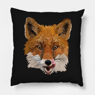 Red fox Pillow