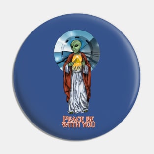 Alien Jesus Pin