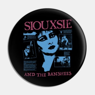 Siouxie & The Banshees - Goth Fanmade Pin