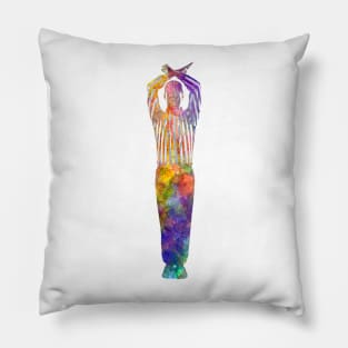 Sports referee in watercolor Pillow