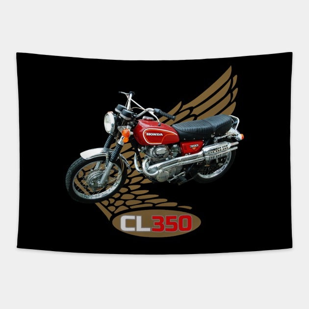 CLASSIC BIKE N018 Tapestry by classicmotorcyles