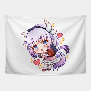 Chibi Electric Dragon Maid Tapestry