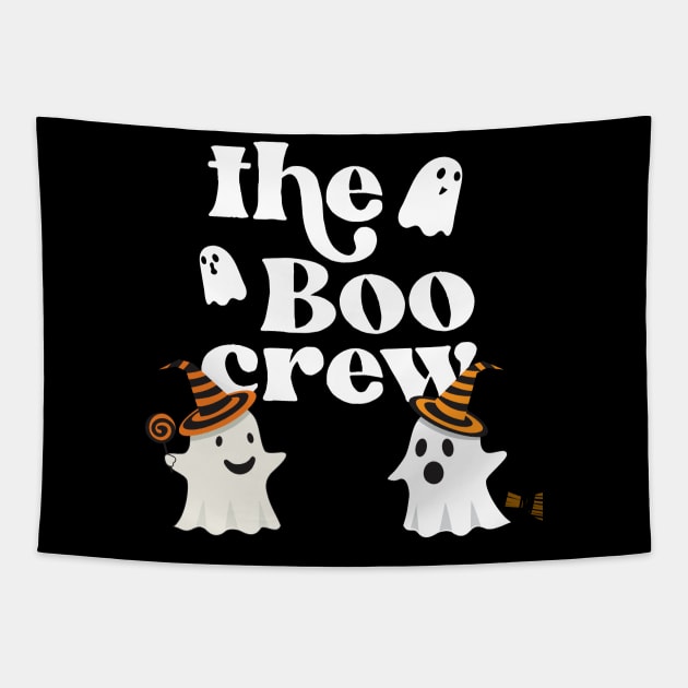 The Boo Crew - Halloween Couple Tapestry by Barts Arts