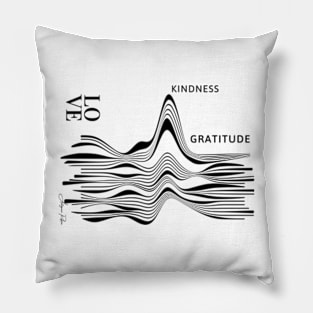 Love, kindness and gratitude Pillow