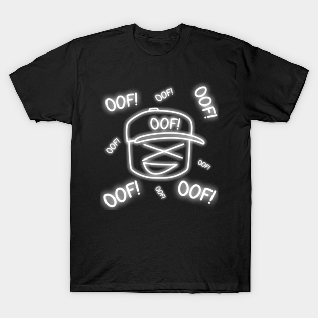 Roblox Oof Xd Face Glowing Effect Noob Meme Funny Internet Saying Kid Gamer Gift Roblox T Shirt Teepublic - roblox shirt effect