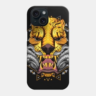 tiger mask Phone Case