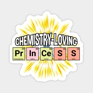 Chemistry Loving Princess Magnet