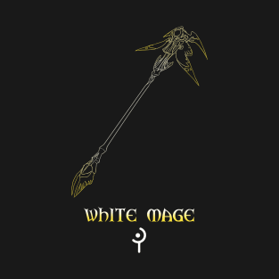 White Mage Fantasy Job Weapon T-Shirt