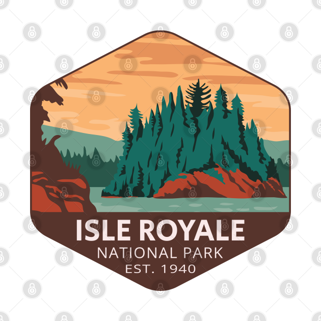 Disover Isle Royale National Park - Isle Royale National Park - T-Shirt