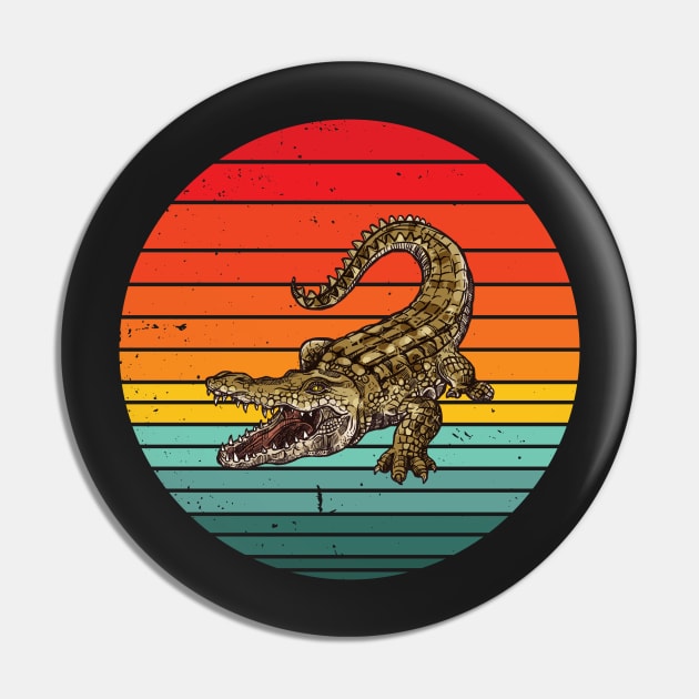 Vintage American Alligator Souvenir Pin by Novelty-art