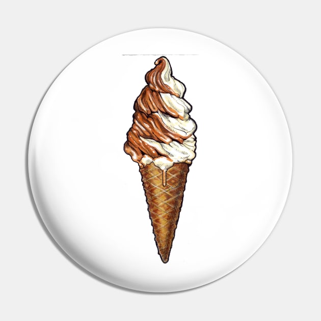 Soft Serve Twist Pin by KellyGilleran