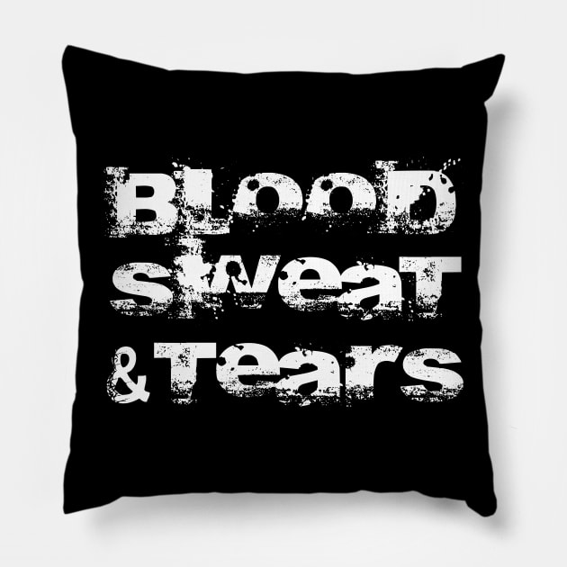 BTS Blood Sweat and Tear T-Shirt Pillow by LySaTee