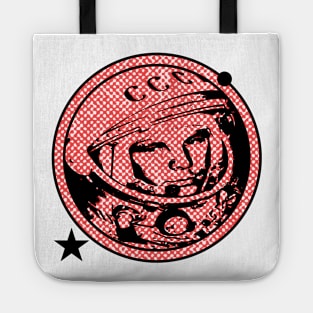 Yuri Gagarin - The First Man In Outer Space - (Red Print) Tote