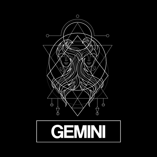 Gemini Zodiac Constellation by FungibleDesign