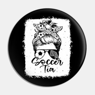 Soccer Tia Vintage Leopard Messy Bun Bleached Pin