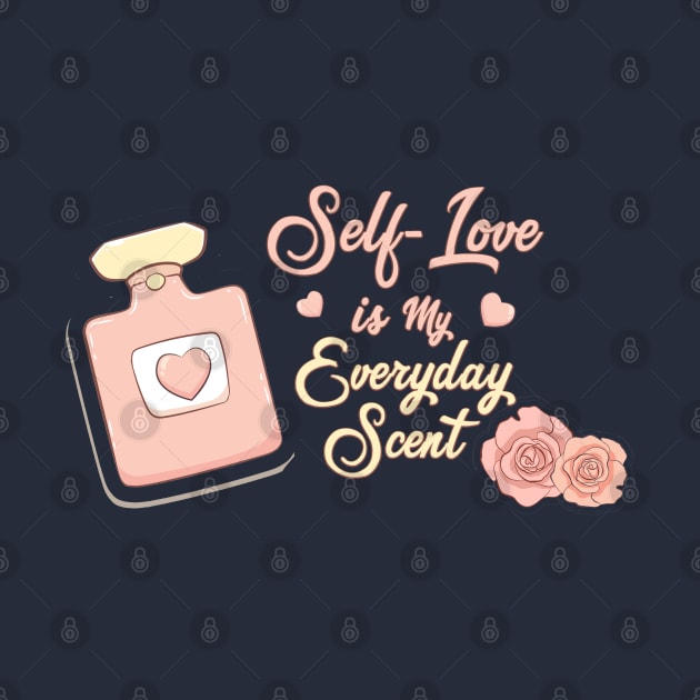 Self-Love is My Everyday Scent Perfume and Pink Roses by Irene Koh Studio