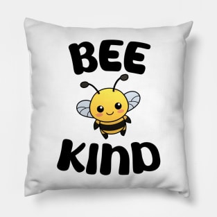 Cute Bee Kind Positive Pillow