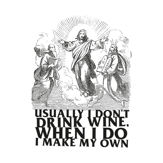 jesus wine by firstcutdesign