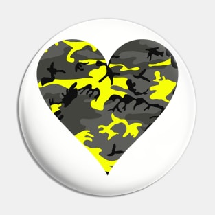 Camouflage Yellow Colorful pattern 2020 Pin