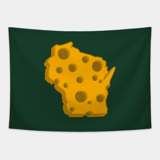 Wis-cheese-consin - green 1 Tapestry