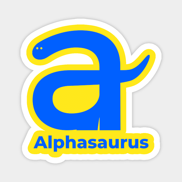 Alphasaurus Magnet by jefcaine