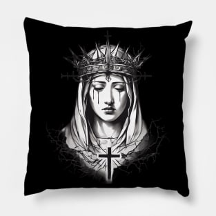 Mary Prayers for the Dying Pillow