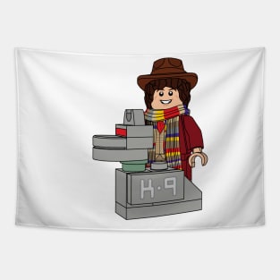 Lego Fourth Doctor Tapestry