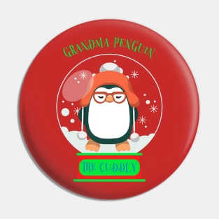 Matching Christmas Family, The Grandma Penguin Pin