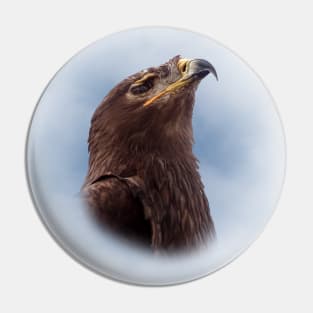 Steppe eagle Pin