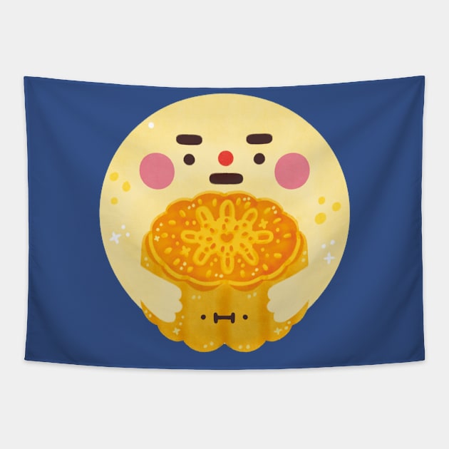 Mooncake Tapestry by Figberrytea