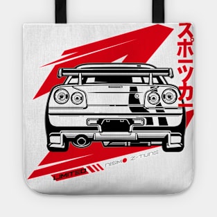 Nissan R34 Back view Tote