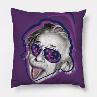 Albert Einstein • Am I or are the others crazy? v3 Pillow