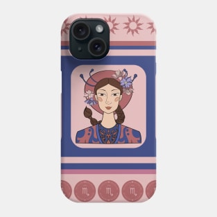 Scorpio Horoscope Pattern Phone Case