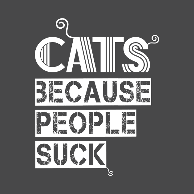 Cats because people suck by JoeColors