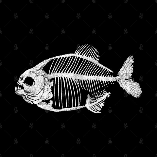 Memoria Amazonica White - Piranha Skeleton by GAz