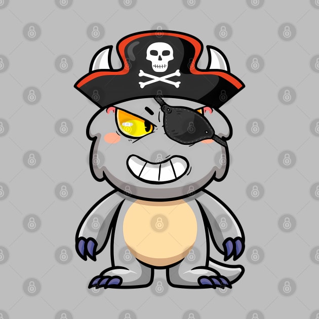 Baby Monster Grey Pirate by Baby Monster CO