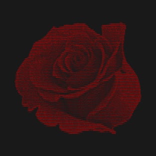 ASCII Rose (Dark) T-Shirt