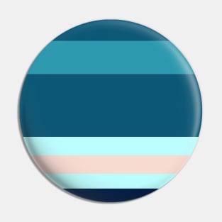 A lovely federation of Oxford Blue, Blue Sapphire, Sea, Pale Cyan and Champagne Pink stripes. Pin