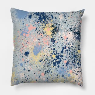 Pocket - Ink Dust Blue Pillow