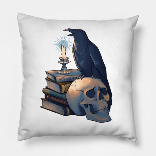 Nevermore Crow Pillow by Molly11