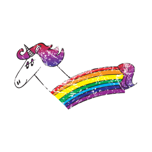 Retro Rainbow Unicorn T-Shirt