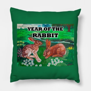 Year of the Rabbit Pillow