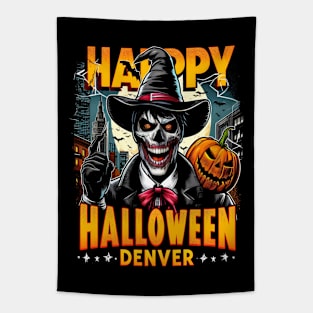 Denver Halloween Tapestry