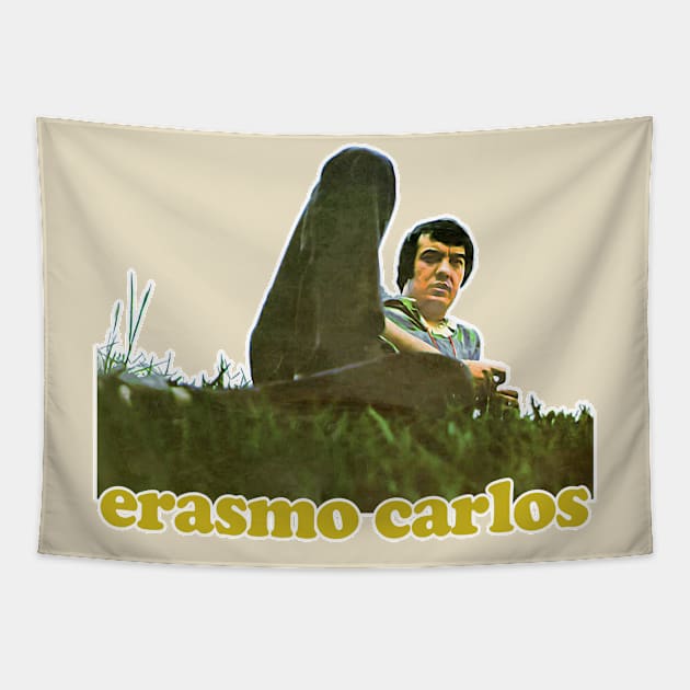 Erasmo Carlos // Retro Fan Art Design Tapestry by DankFutura