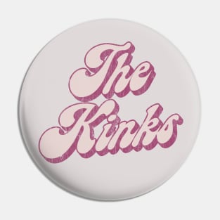 The Kinks  / Retro Faded Style Pin