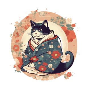 Cat in a Kimono T-Shirt