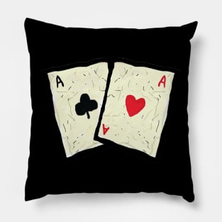 A Pair of Aces Pillow