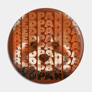 Red panda Pin