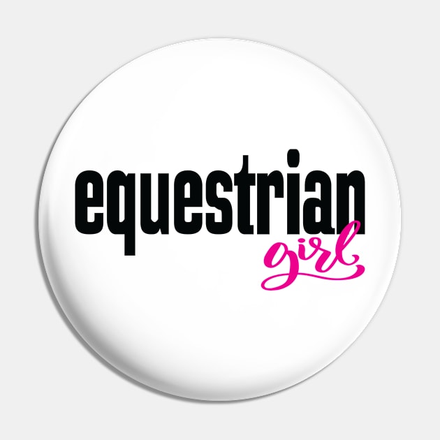 Equestrian Girl Pin by ProjectX23Red