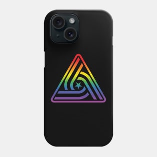 Alien Tricentennial Logo (rainbow effect) Phone Case